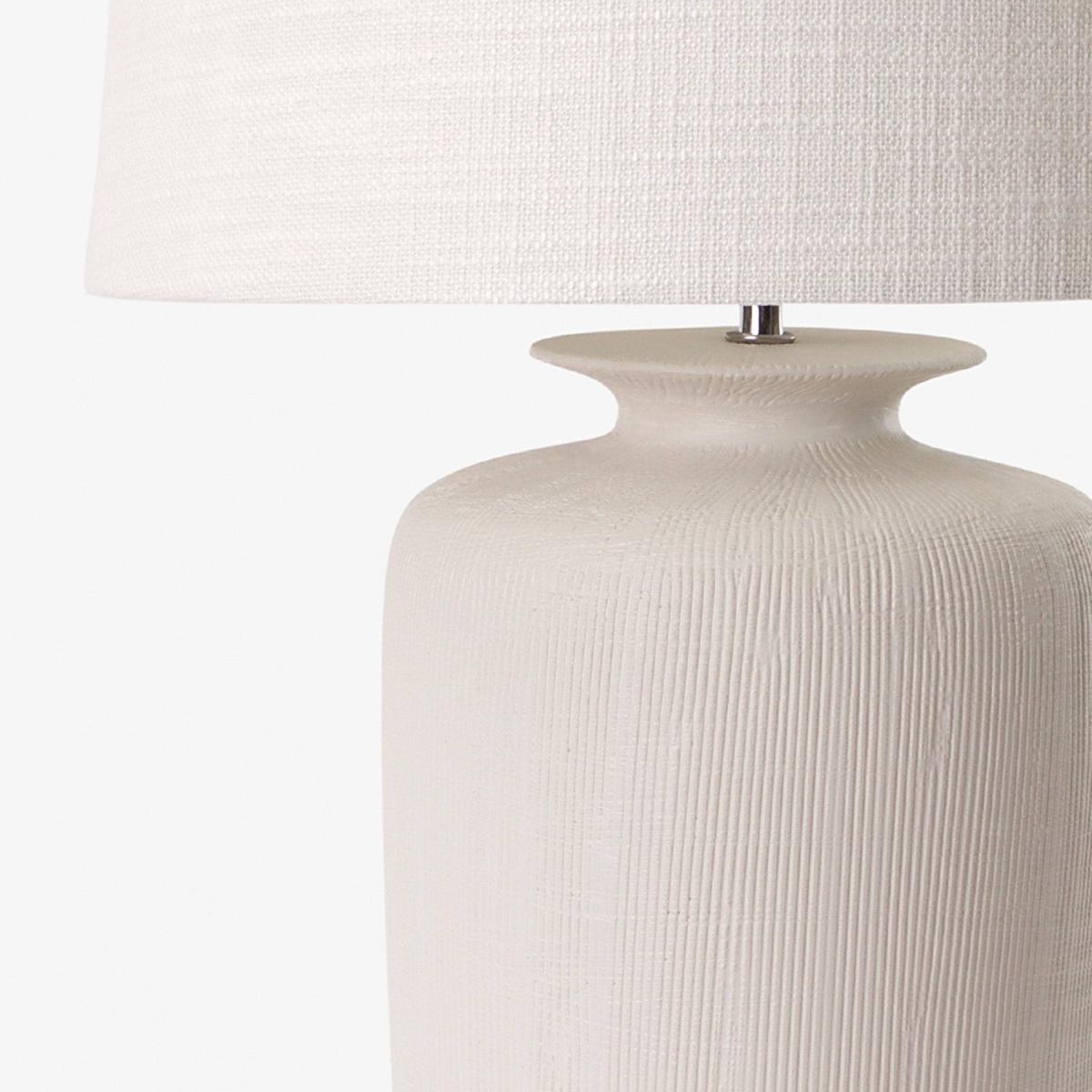 Arneto Ceramic Table Lamp, Off-White – image 4