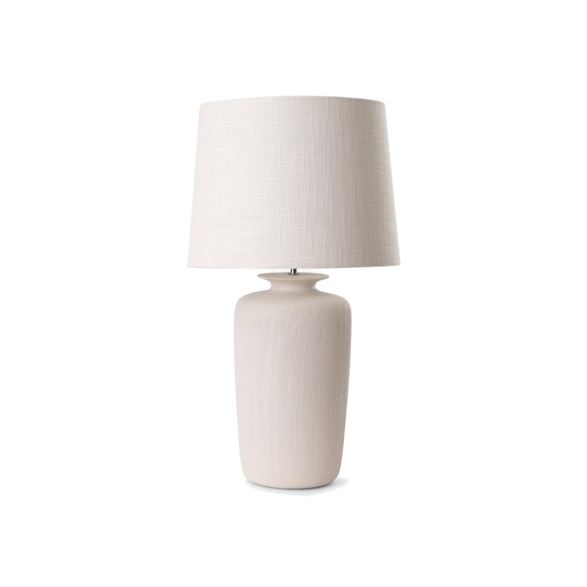 Arneto Ceramic Table Lamp, Off-White – image 1