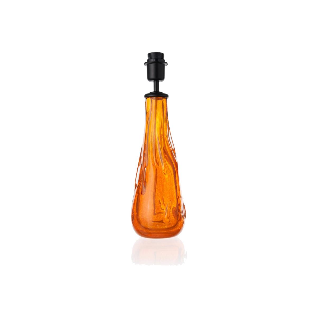 Denali Glass and Shade Table Lamp, Orange – image 1