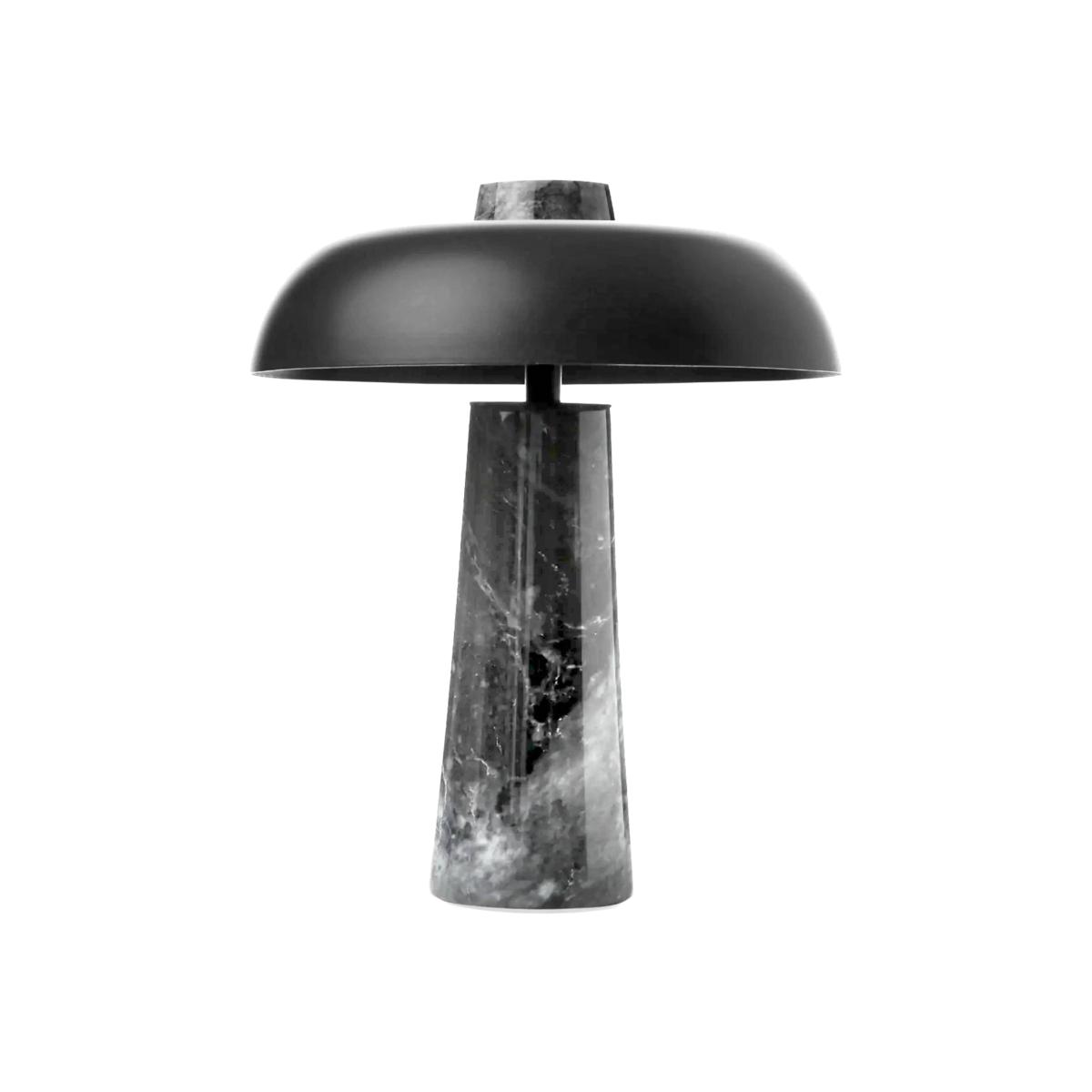 Mushroom Marble Table Lamp, Grey – image 1
