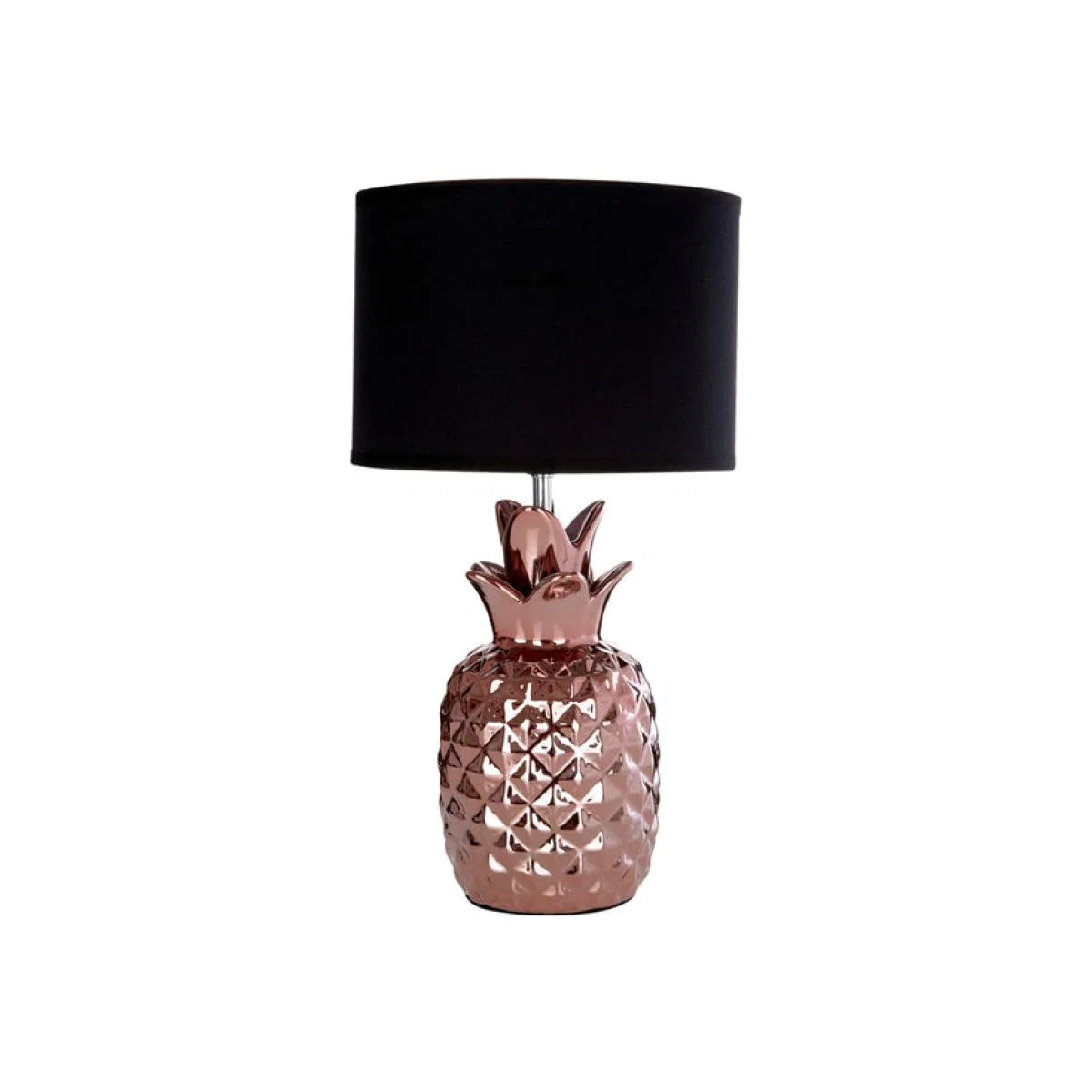 Teddy's Collection Pineapple Ceramic Copper Table Lamp – image 1