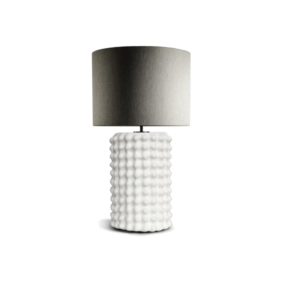 Porta Romana I Large Husk Lamp Plaster White