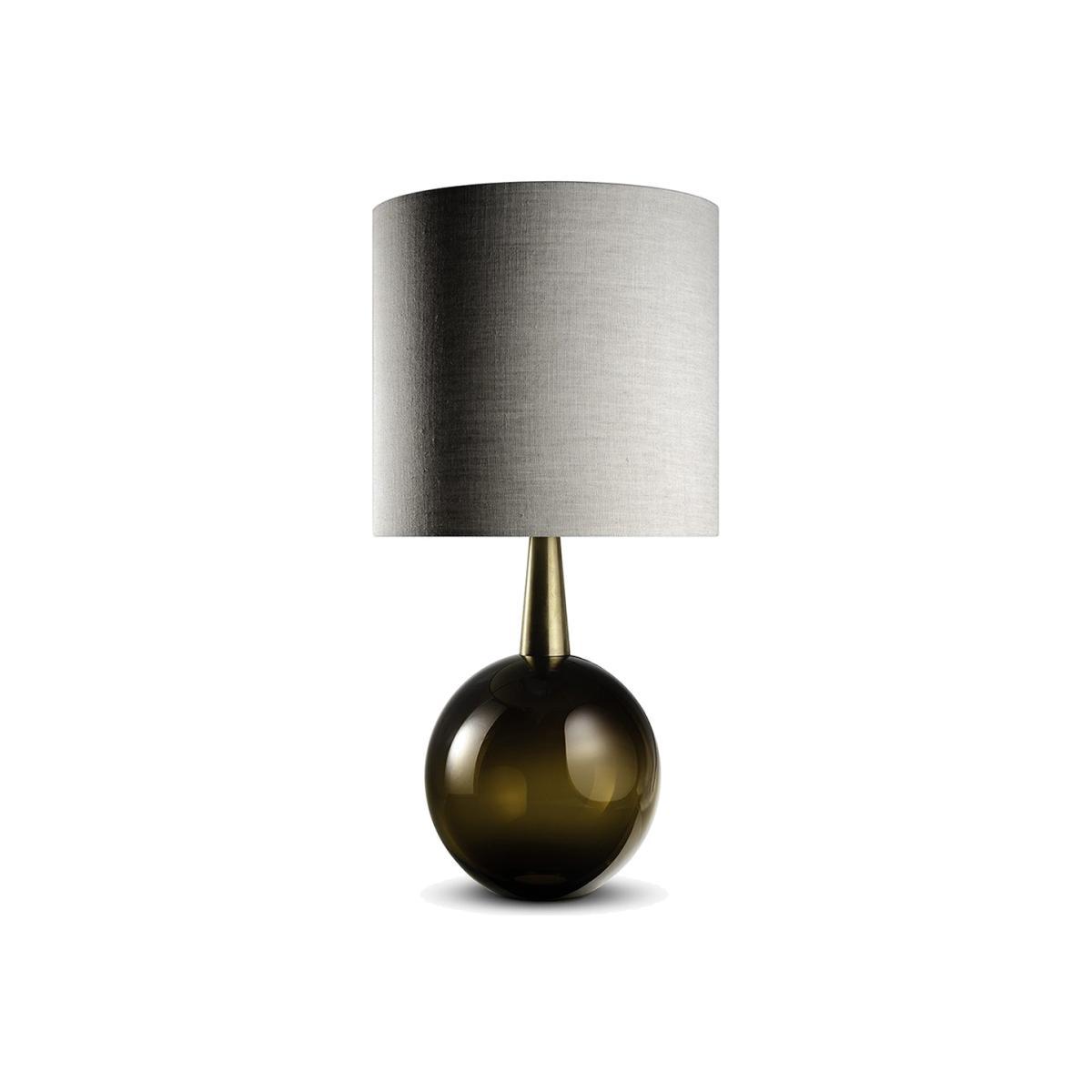 Porta Romana I Bishop Lamp Cedar With Brass Collar