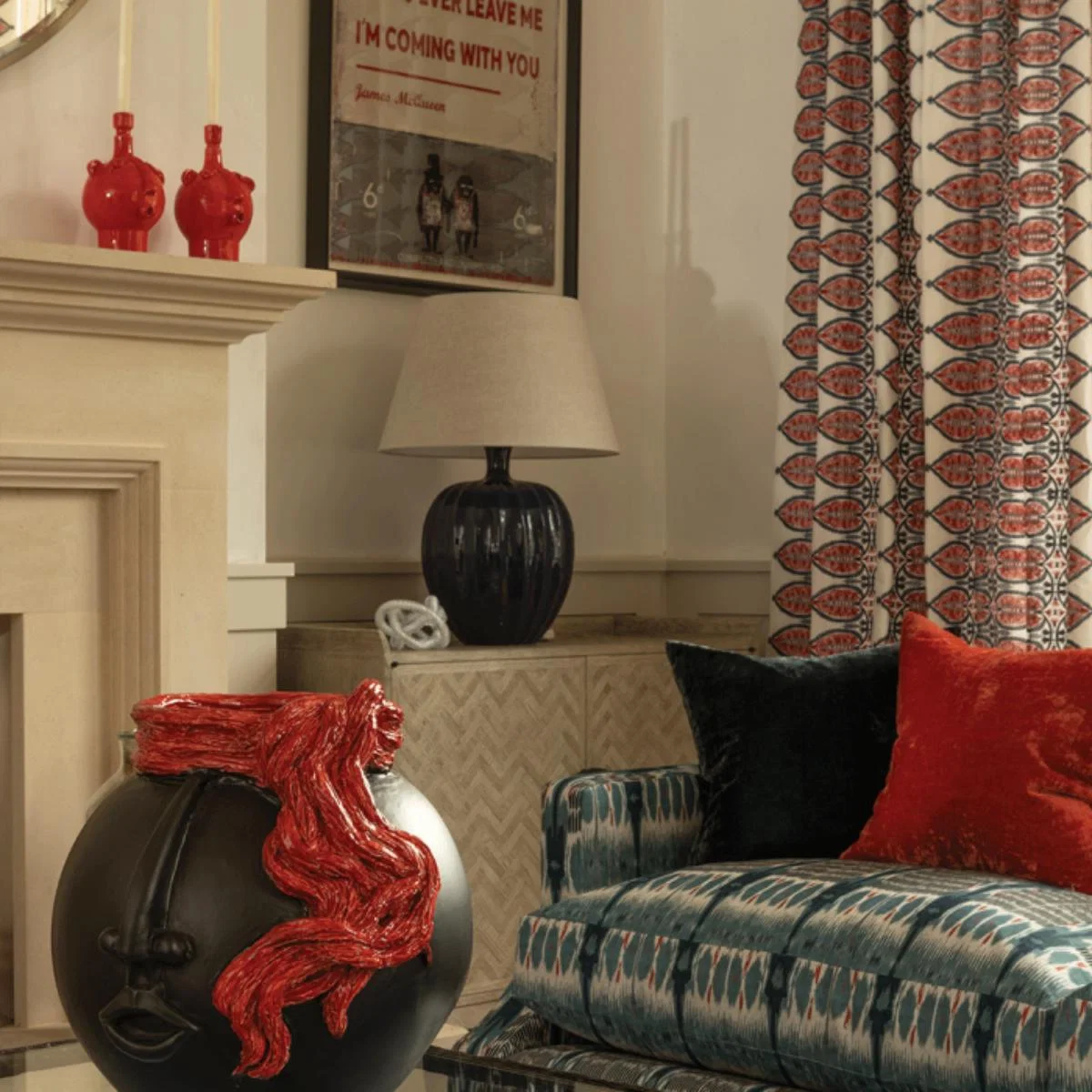 William Yeoward | Kristiana Table Lamp | Indigo – image 3