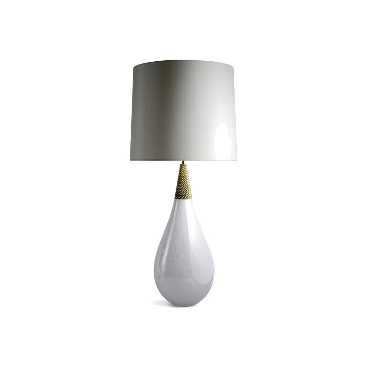 Porta Romana I Pearldrop Lamp I With Gold Collar