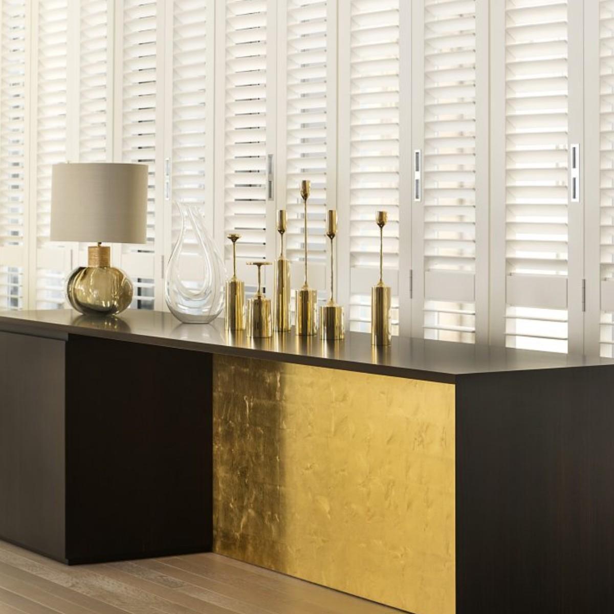 Porta Romana I Cologne Lamp Olive with Decayed Gold – image 2