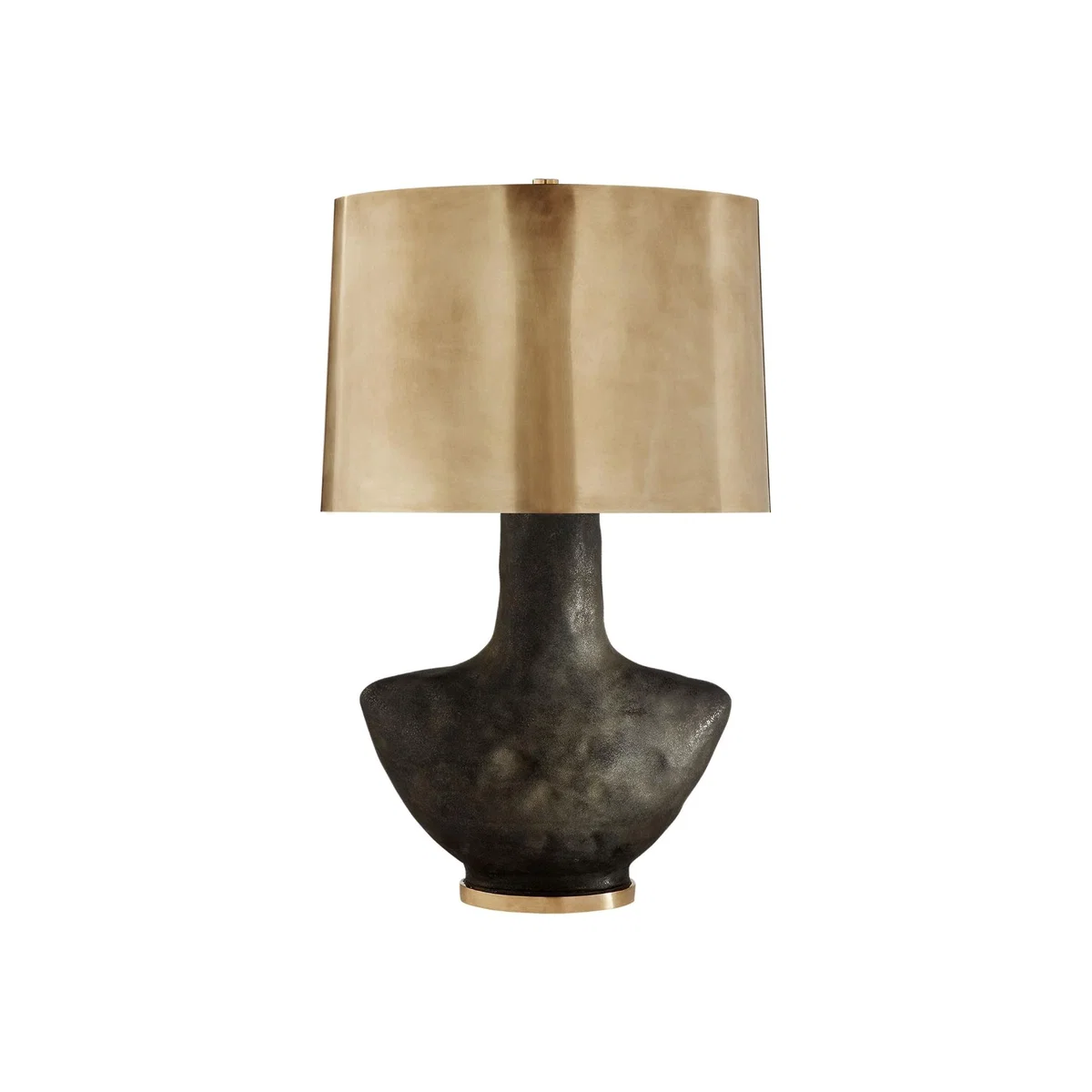 Kelly Wearstler | Armato Table Lamp | Black with Antique Burnished Brass Shade – image 1