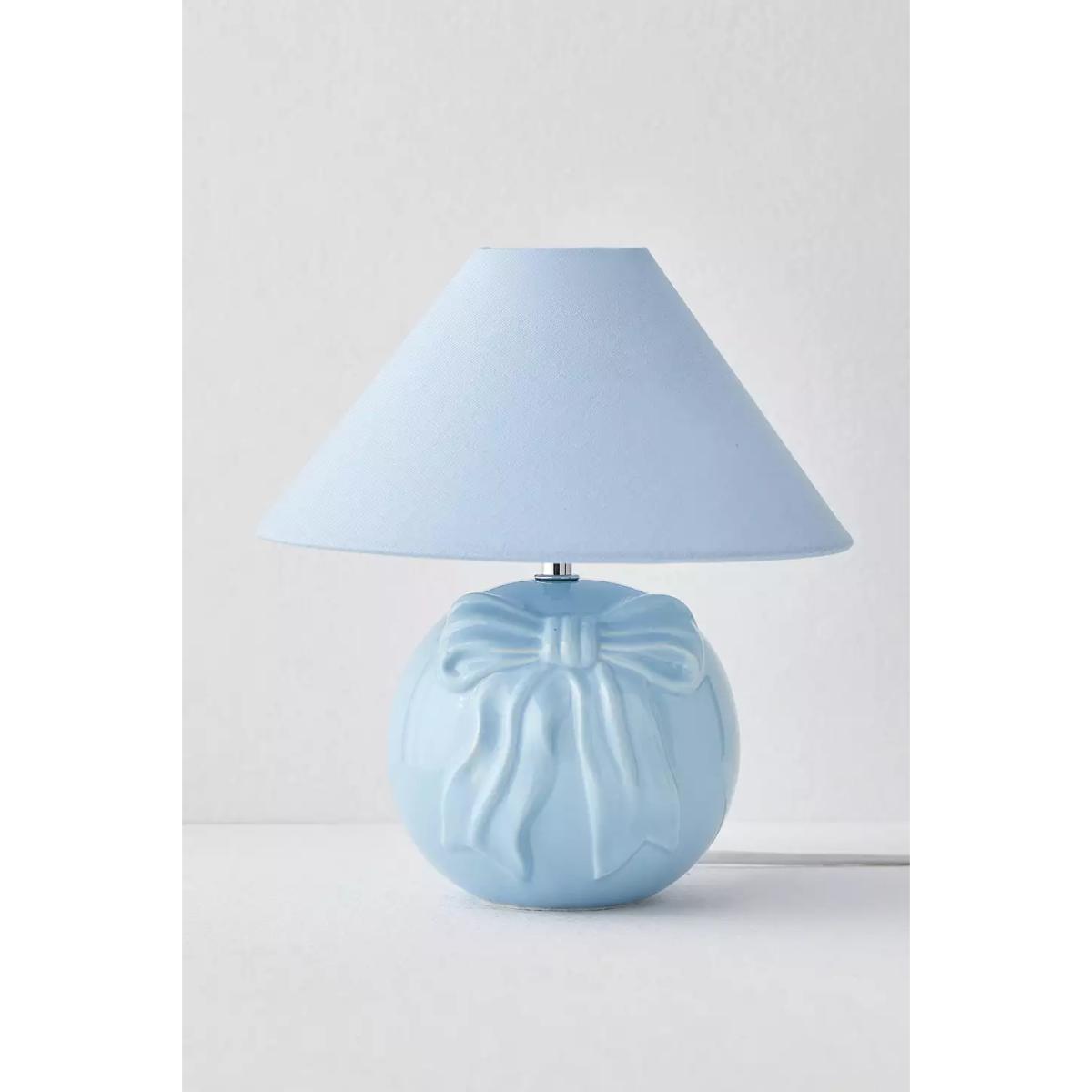 Urban Outfitters Bow Table Lamp - Blue Dia: 25.9cm x H: 29.7cm – image 3