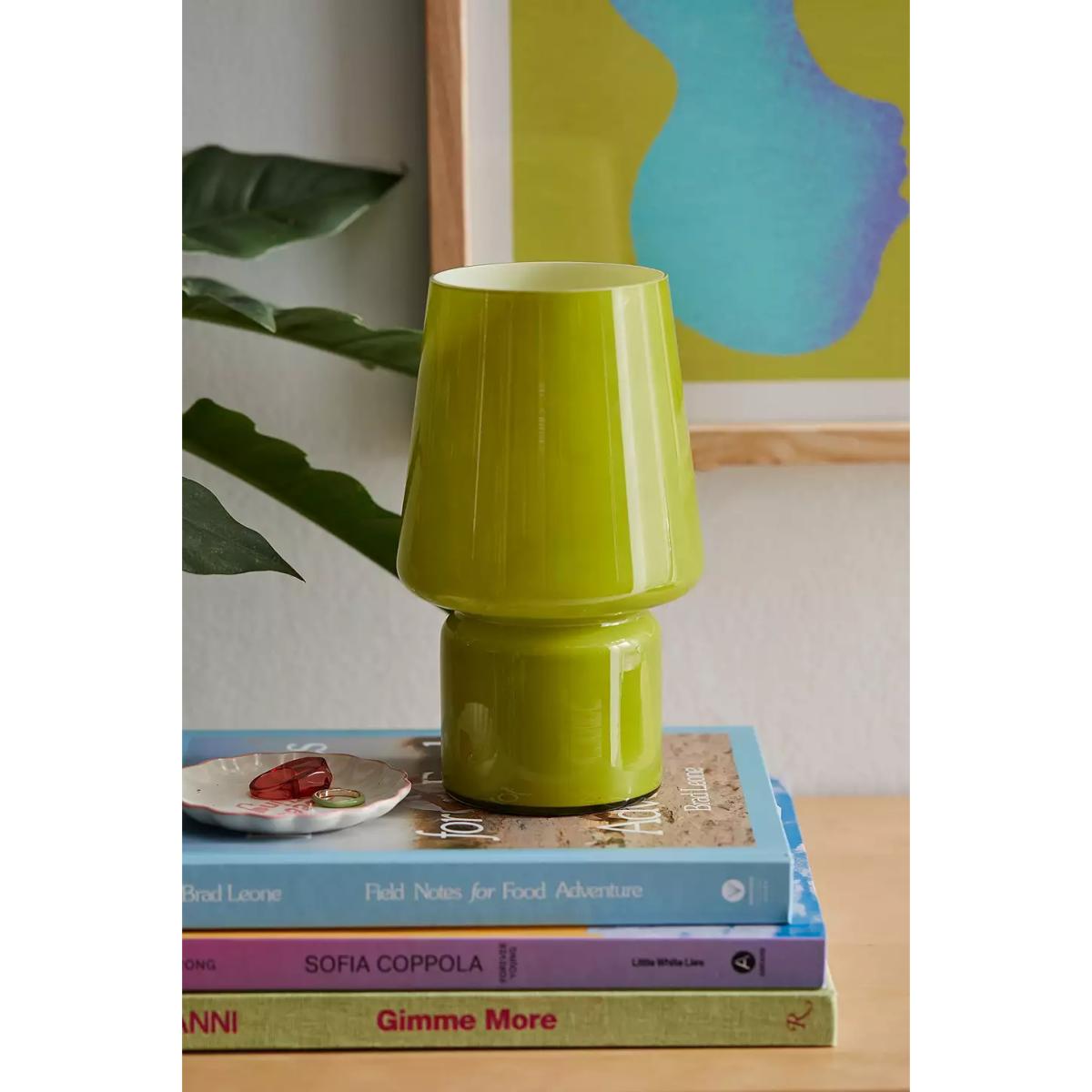 Chartreuse Little Glass Table Lamp - Green ALL at Urban Outfitters – image 3