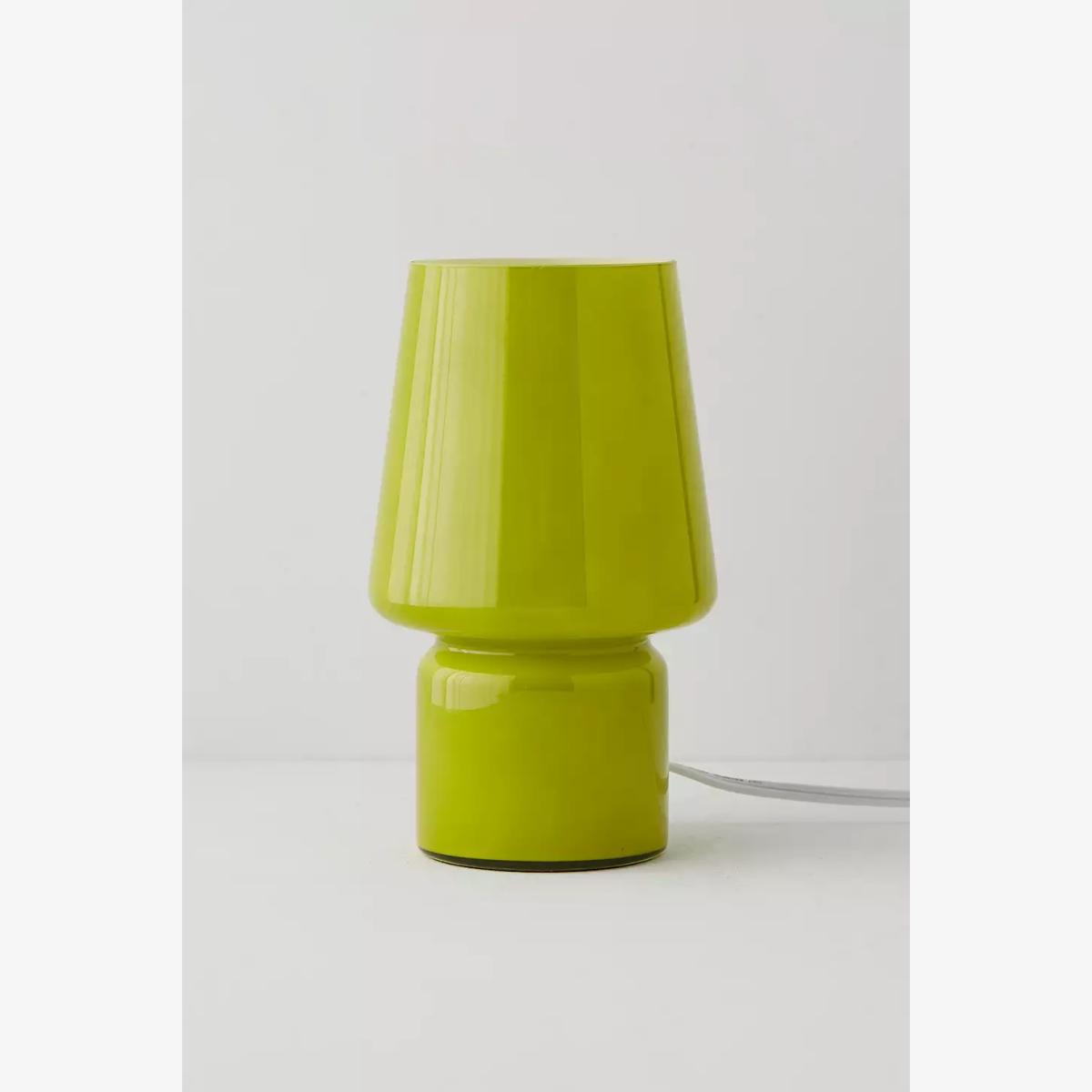 Chartreuse Little Glass Table Lamp - Green ALL at Urban Outfitters – image 1