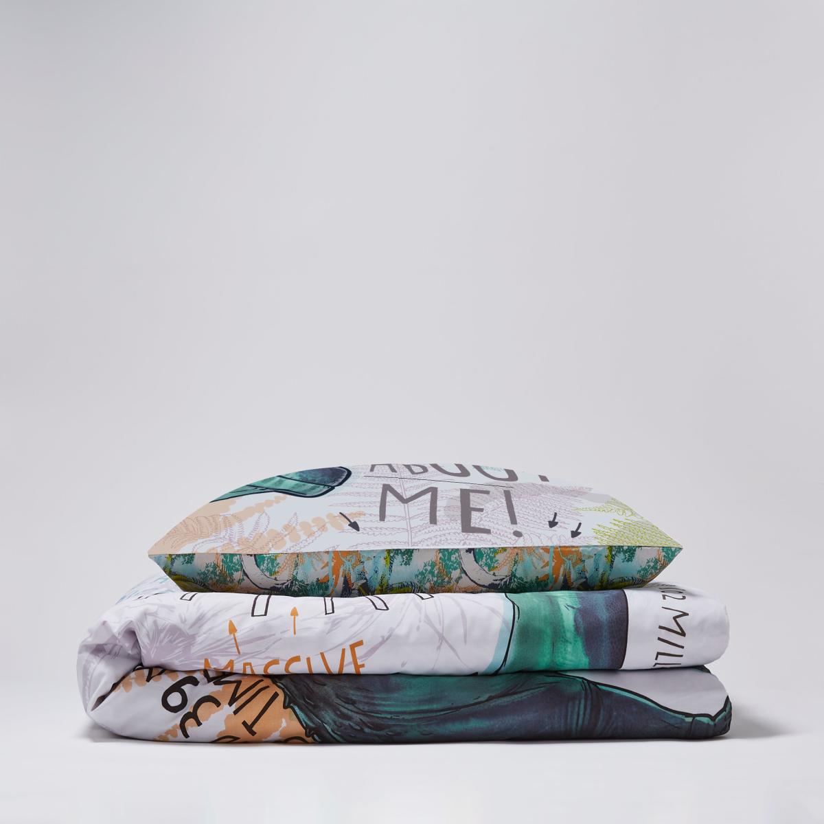 Patagotitan Duvet Cover and Pillowcase Set Single MultiColoured – image 6