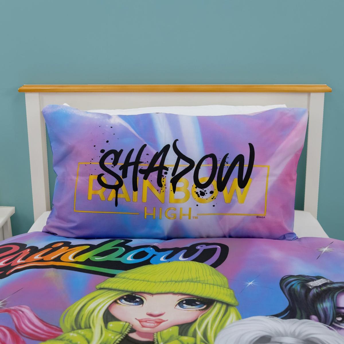 Rainbow High Duvet Cover & Pillowcase Set, Single MultiColoured – image 2