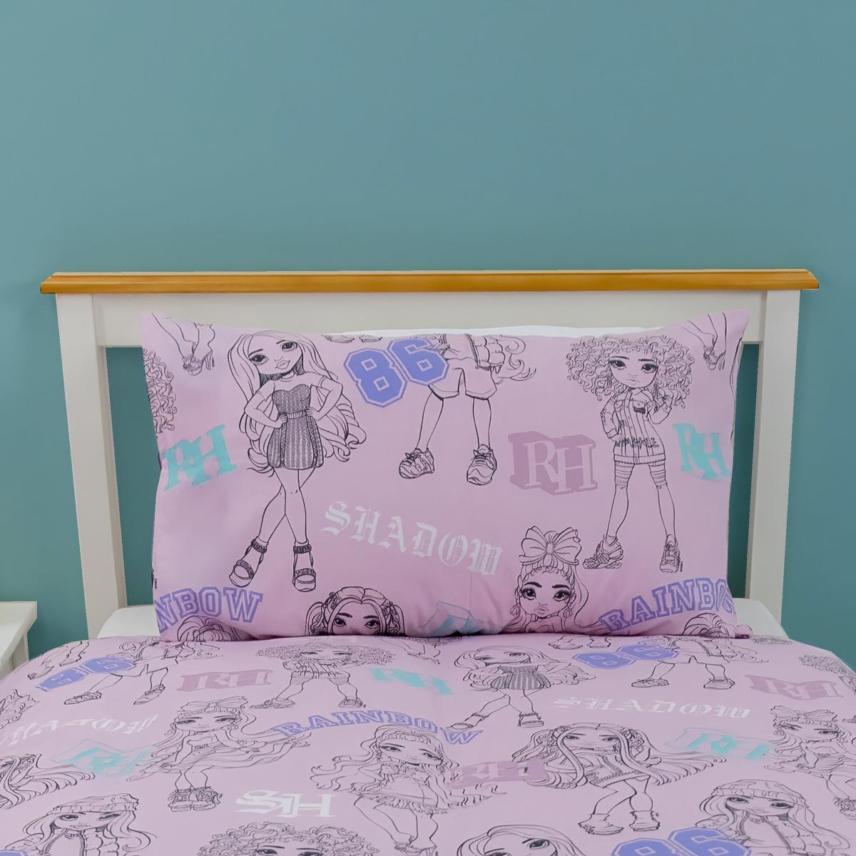 Rainbow High Duvet Cover & Pillowcase Set, Single MultiColoured – image 4