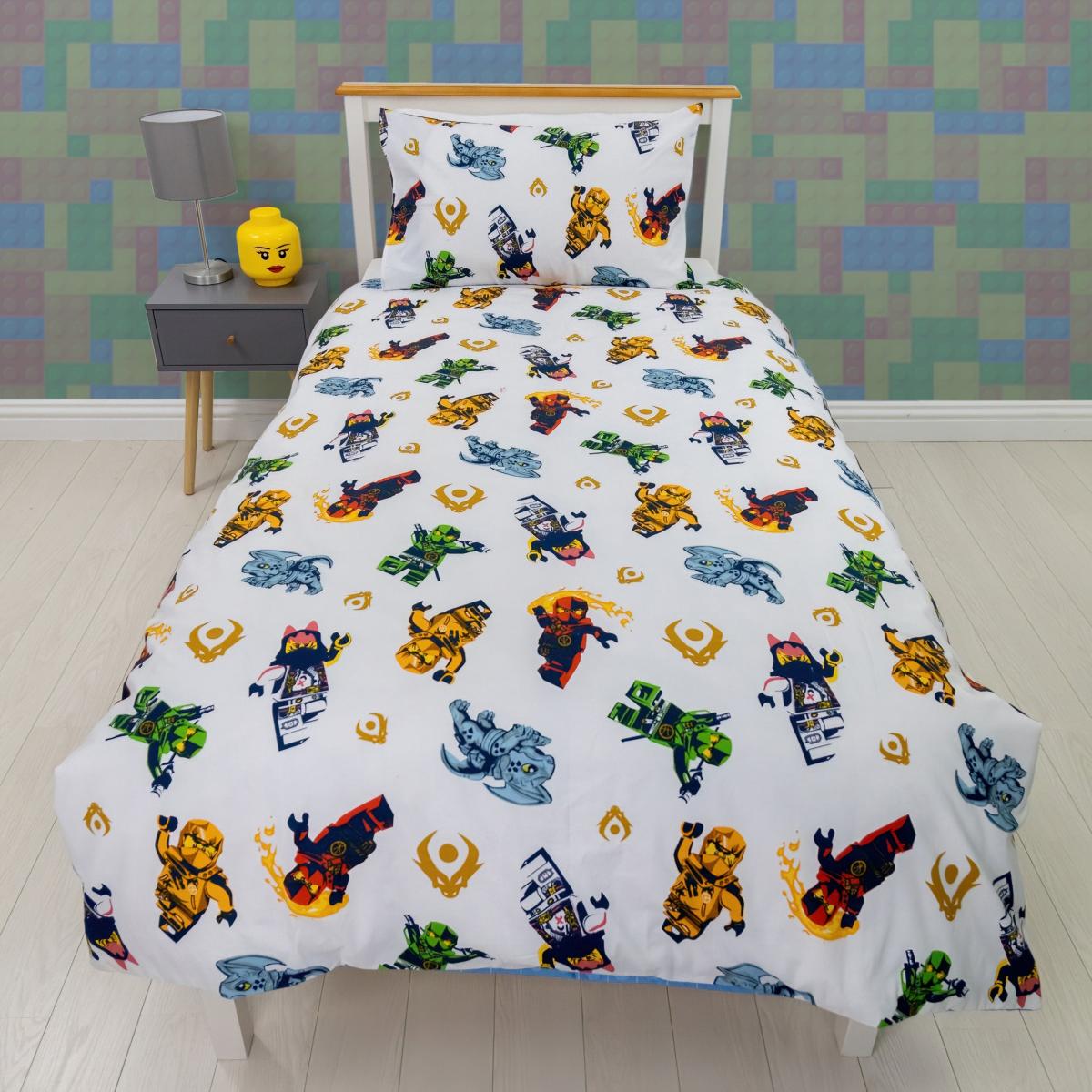Lego Ninjago Duvet Cover & Pillowcase Set, Single MultiColoured – image 3