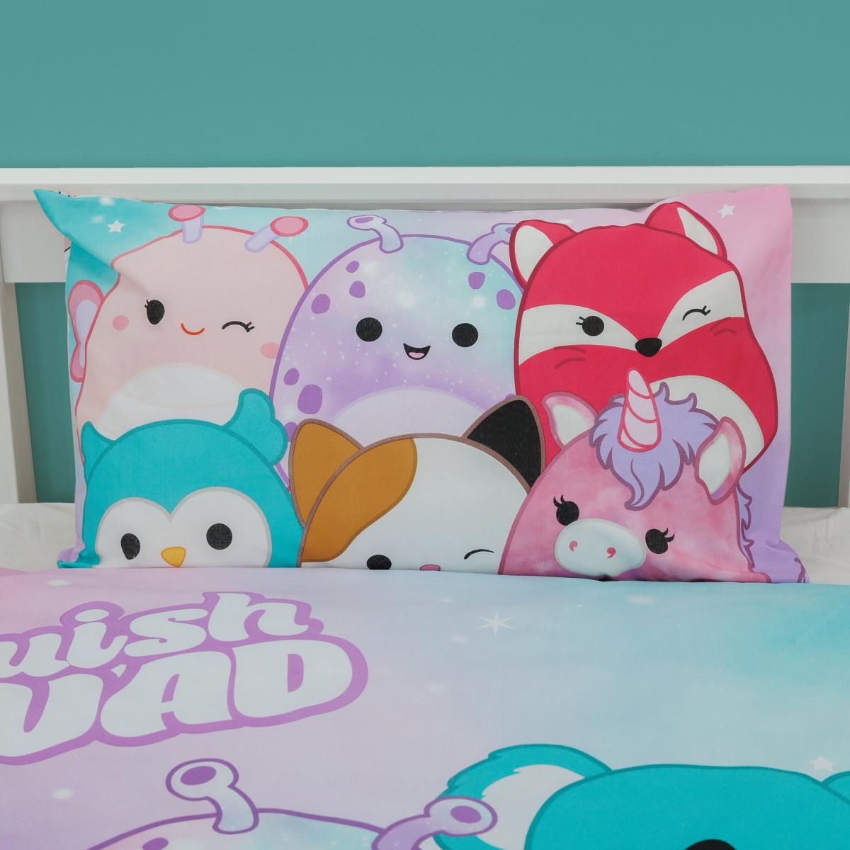 Squishmallows Duvet Cover & Pillowcase Set, Single MultiColoured – image 2