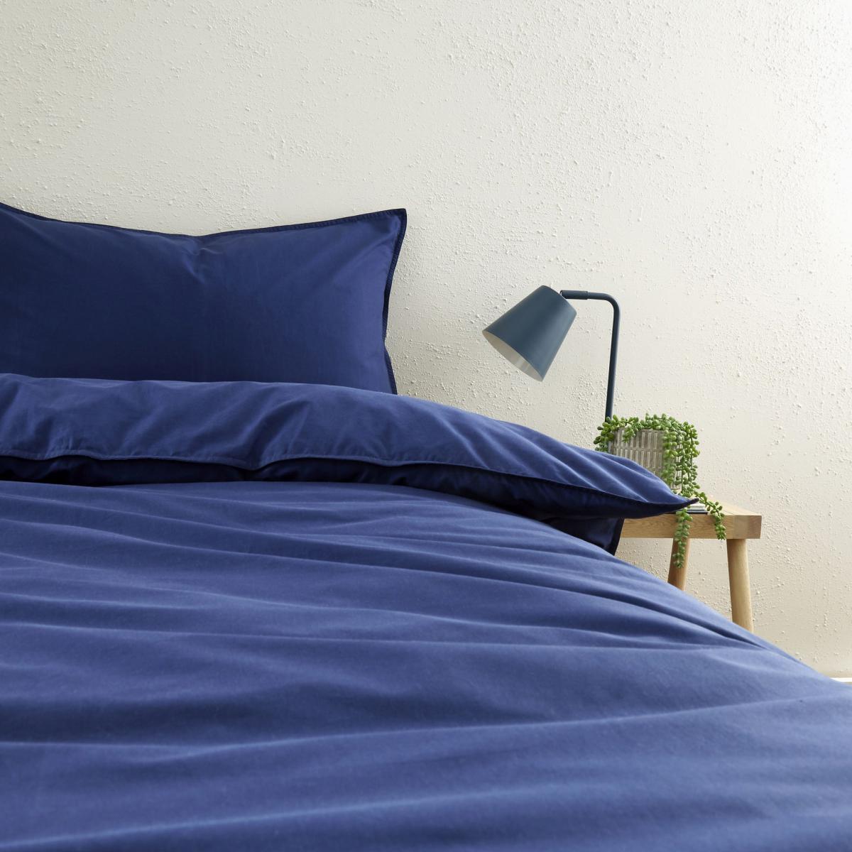 Sailor Blue 100% Organic Cotton Duvet Cover and Pillowcase Set Organic Cotton Sailor Blue – image 5