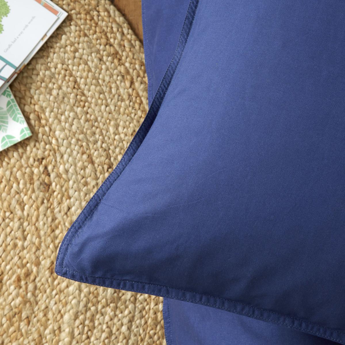 Sailor Blue 100% Organic Cotton Duvet Cover and Pillowcase Set Organic Cotton Sailor Blue – image 6