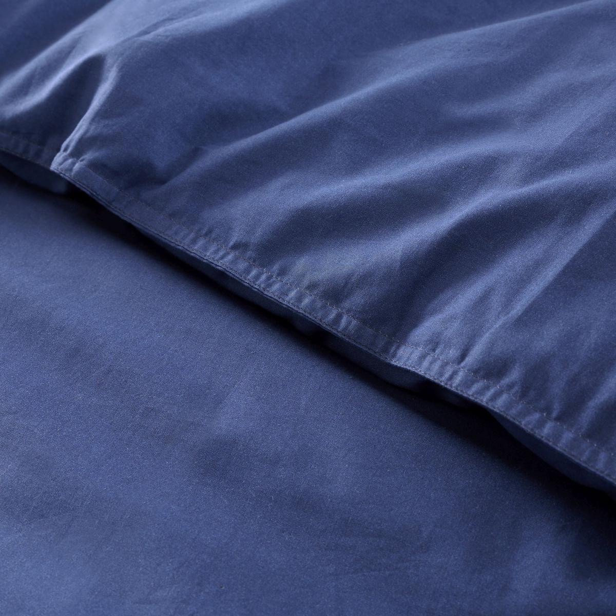 Sailor Blue 100% Organic Cotton Duvet Cover and Pillowcase Set Organic Cotton Sailor Blue – image 8