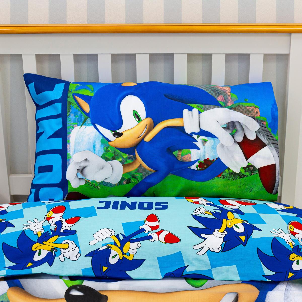 Sonic the Hedgehog Duvet Cover & Pillowcase Set, Single Blue – image 2