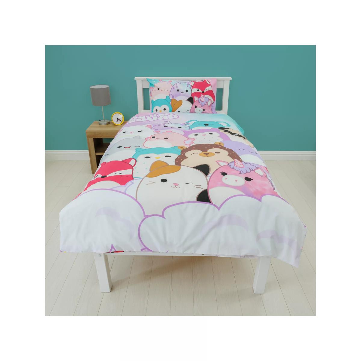 Squishmallows Reversible Duvet Cover and Pillowcase Set, Single – image 2