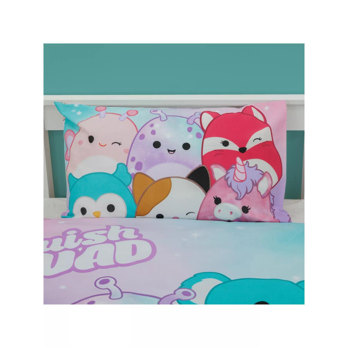 Squishmallows Reversible Duvet Cover and Pillowcase Set, Single – image 3