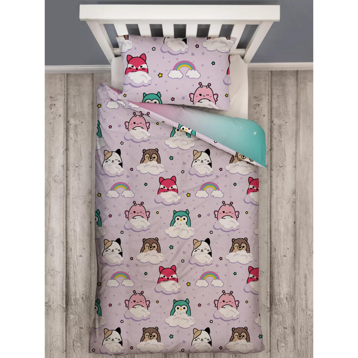 Squishmallows Reversible Duvet Cover and Pillowcase Set, Single – image 5