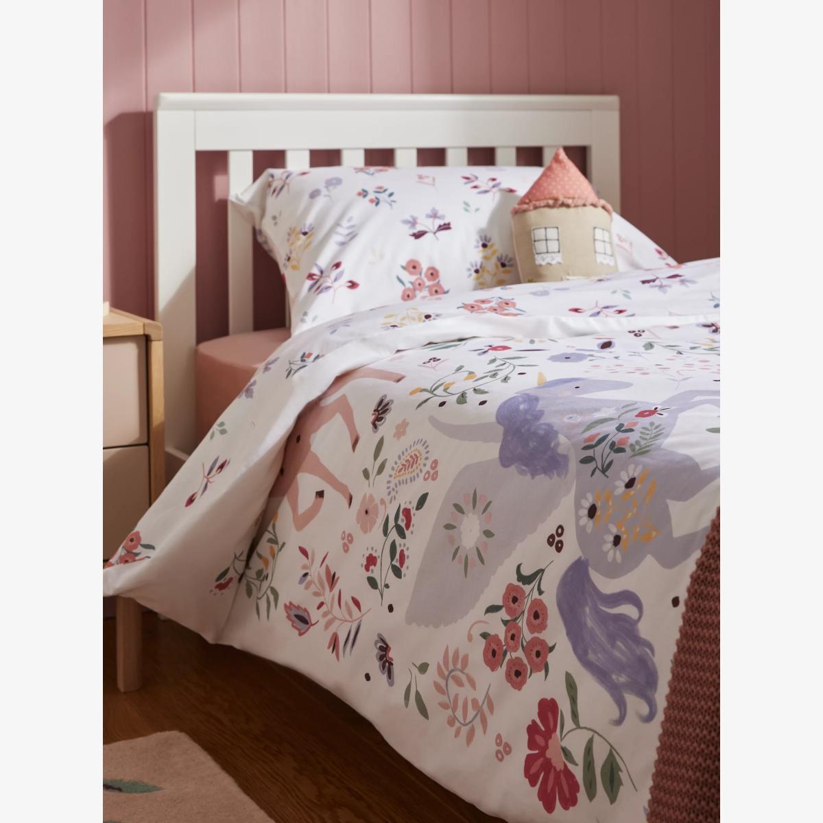 little home at John Lewis Enchanted Garden Unicorn Duvet Cover & Pillowcase Set, Single Set – image 1