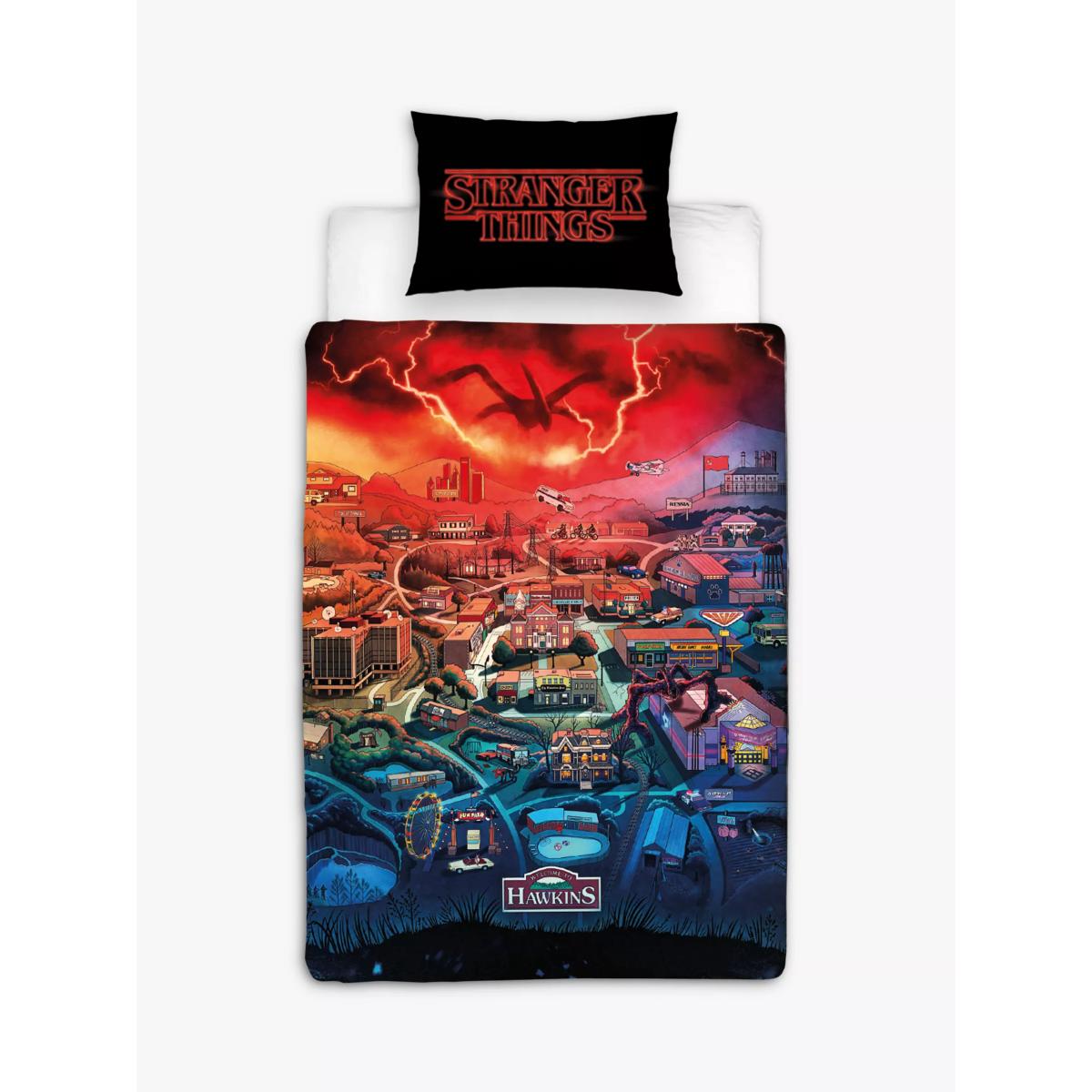Stranger Things Reversible Duvet Cover and Pillowcase Set, Single Set – image 4