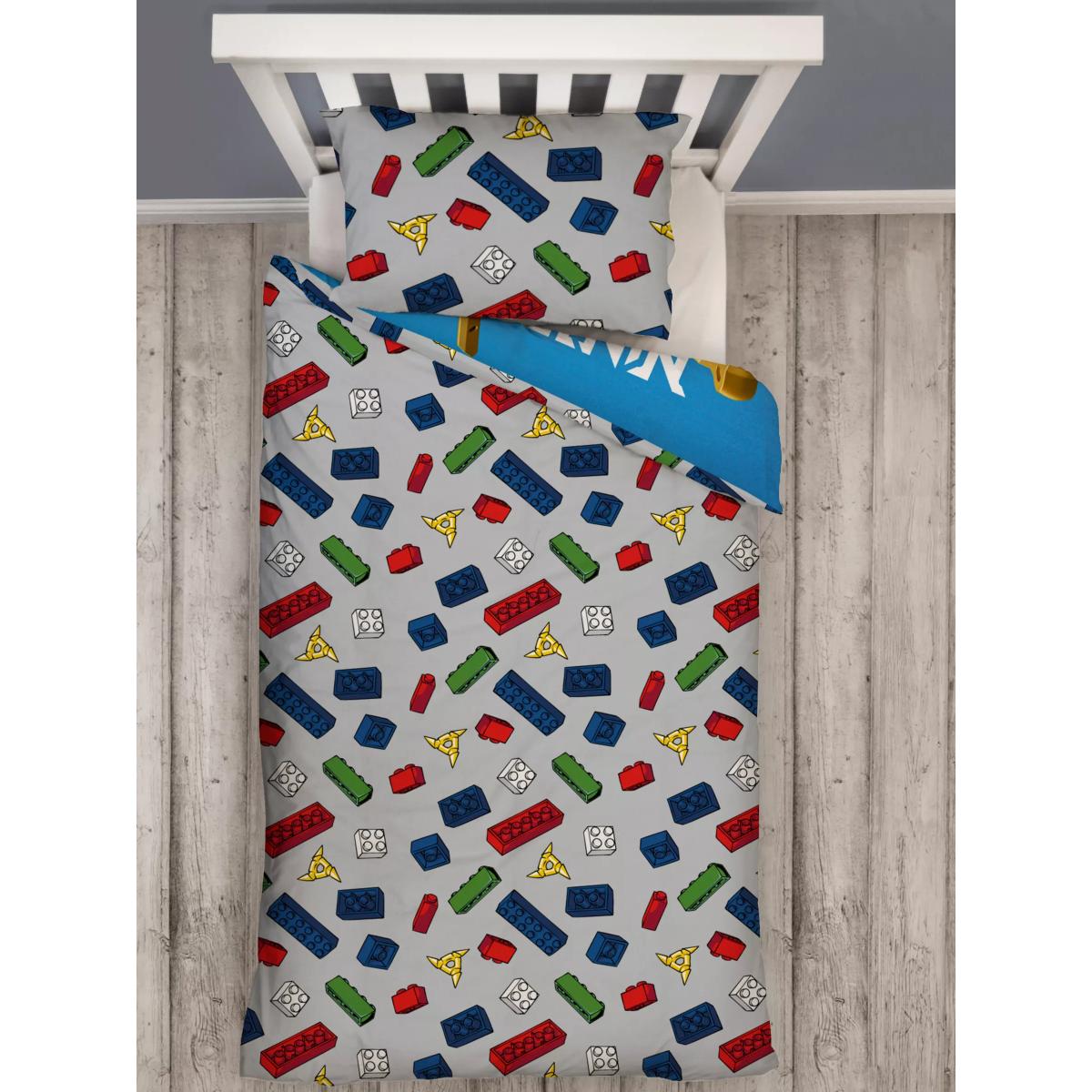 LEGO Ninjago Reversible Duvet Cover and Pillowcase Set, Single – image 3