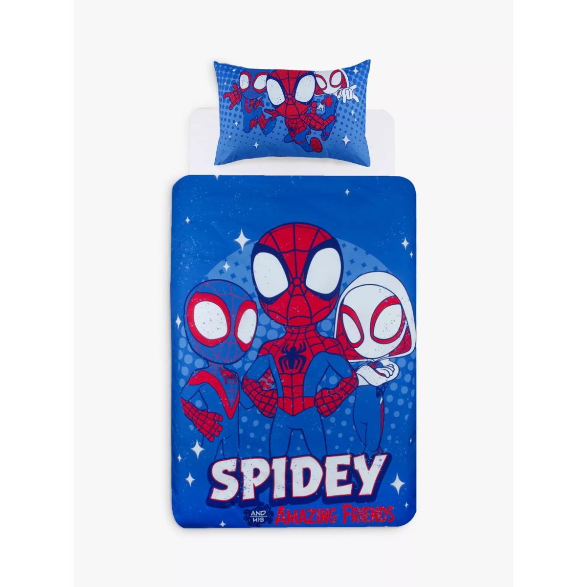 Spidey And His Amazing Friends Reversible Duvet Cover and Pillowcase Set, Single Set – image 2
