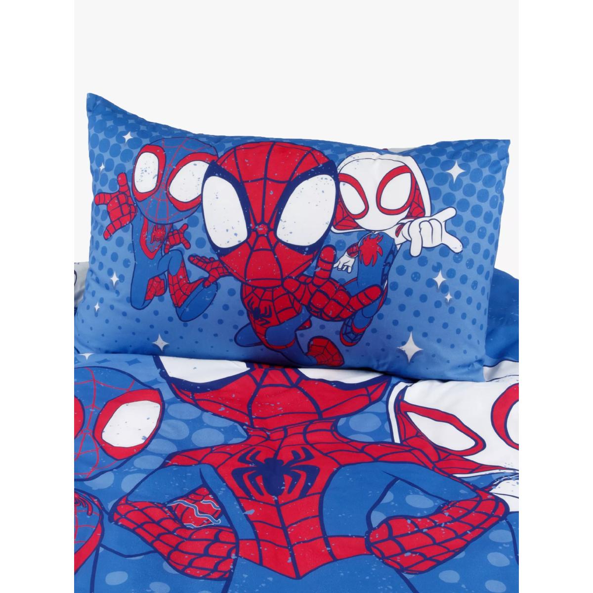 Spidey And His Amazing Friends Reversible Duvet Cover and Pillowcase Set, Single Set – image 4