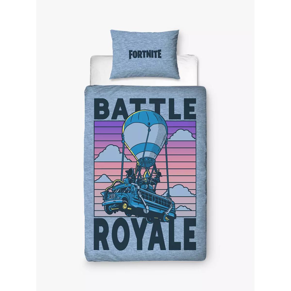 Rest Easy Sleep Better Fortnite Easy Care Reversible Single Duvet Cover Set, Multi – image 2