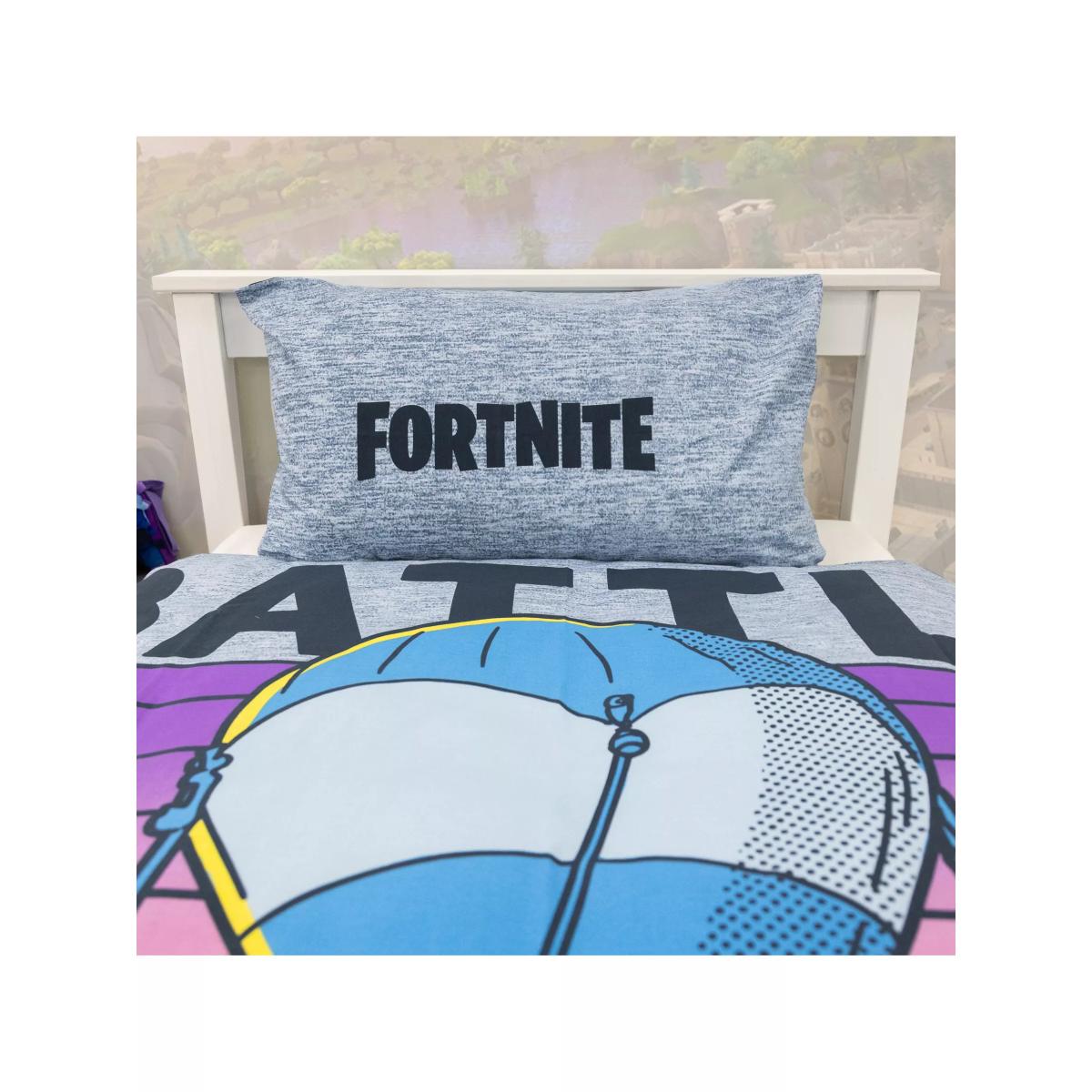Rest Easy Sleep Better Fortnite Easy Care Reversible Single Duvet Cover Set, Multi – image 4