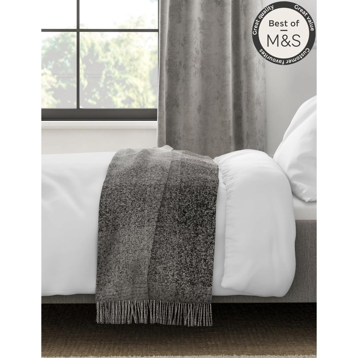 M&S Comfortably Cool Duvet Cover - SGL - Navy, Navy,Taupe,Light Grey,Powder Blue,Soft Pink,Cream,White,Duck Egg,Light Mauve – image 2