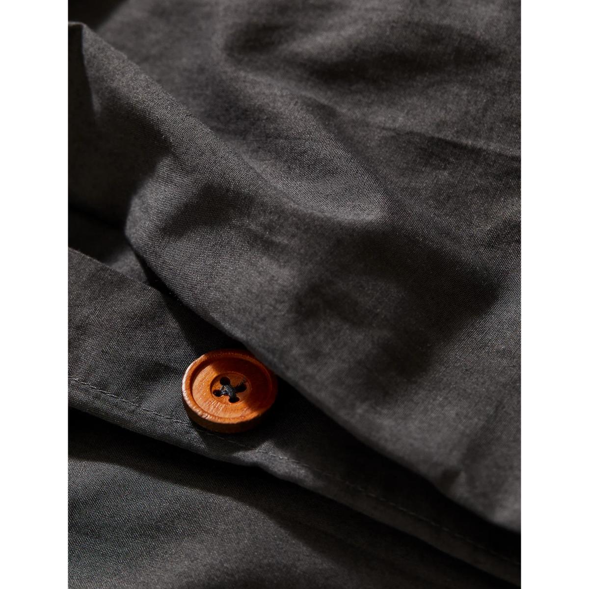 M&S X Fired Earth Washed Cotton Duvet Cover - SGL - Apres Ski, Apres Ski,Charcoal,Pompeiian Red,Storm,Malm,Dover Cliffs,Hoppers Hat – image 5