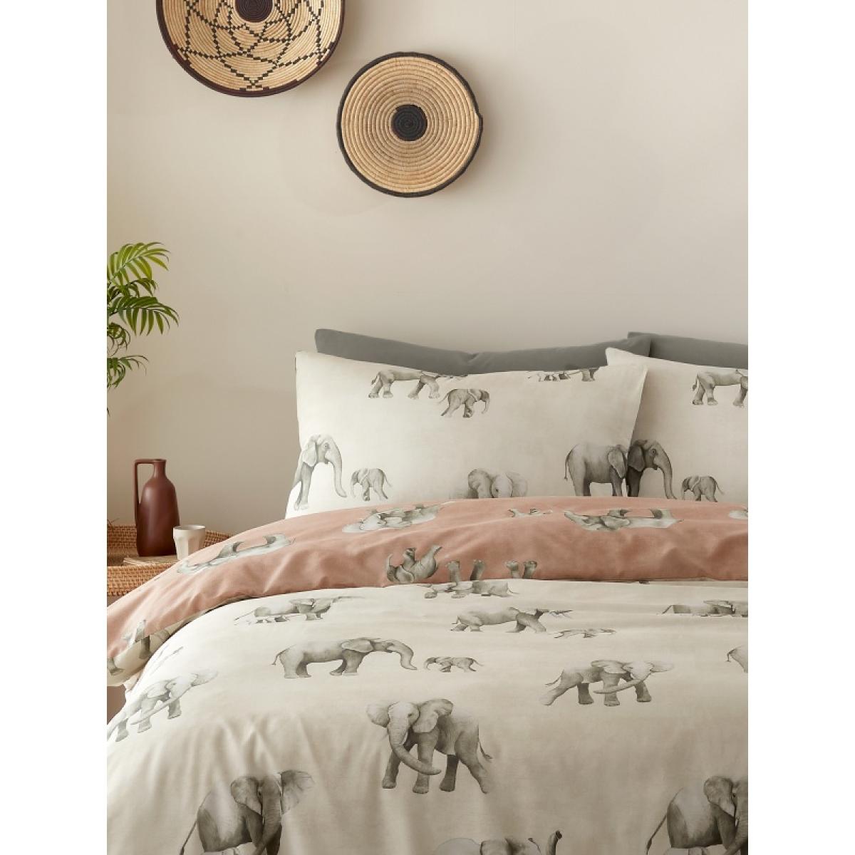 Fusion Ella Elephant Duvet Cover Set - Single In Natural – image 10