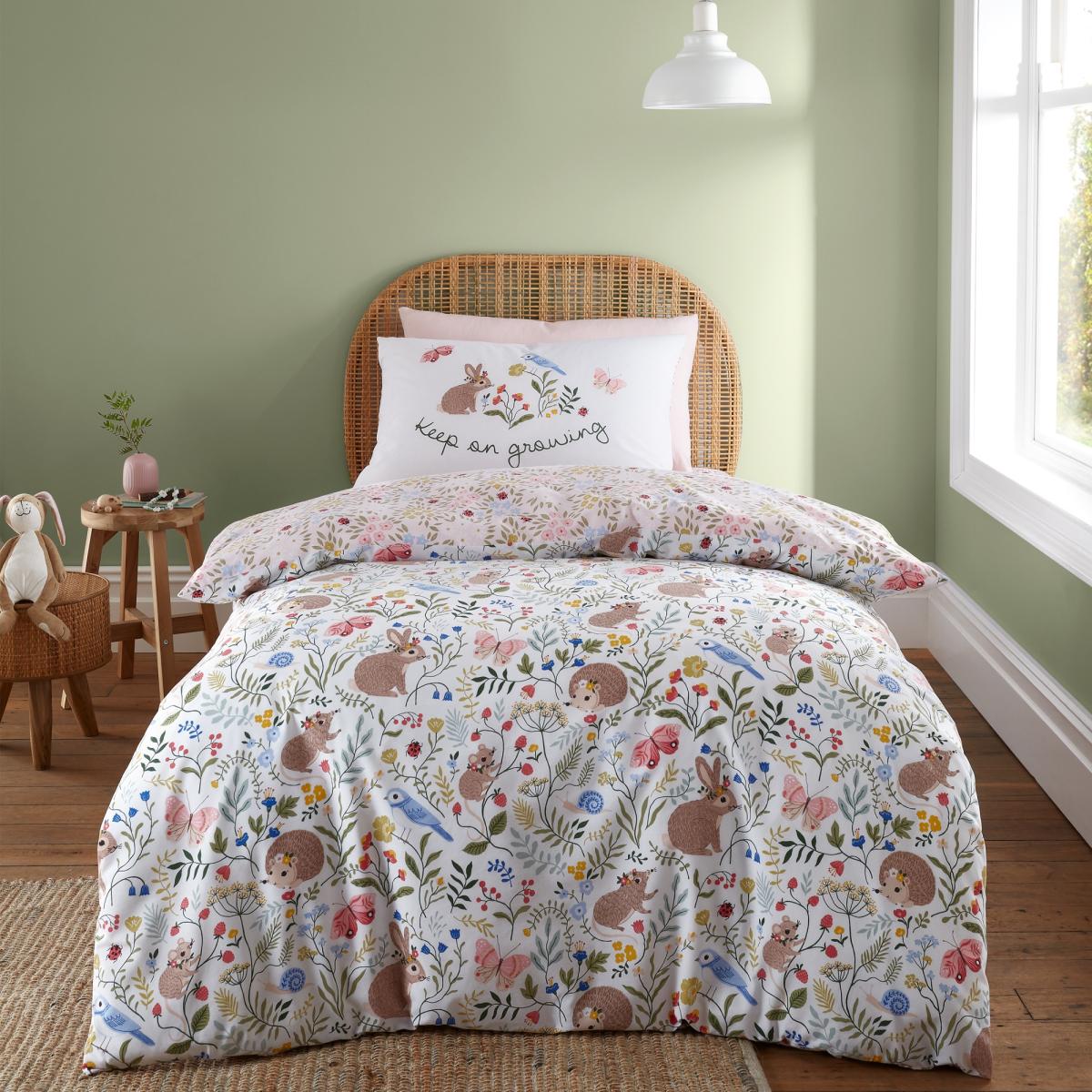 RHS Garden Animals Duvet Cover Set - Single In Multi – image 2