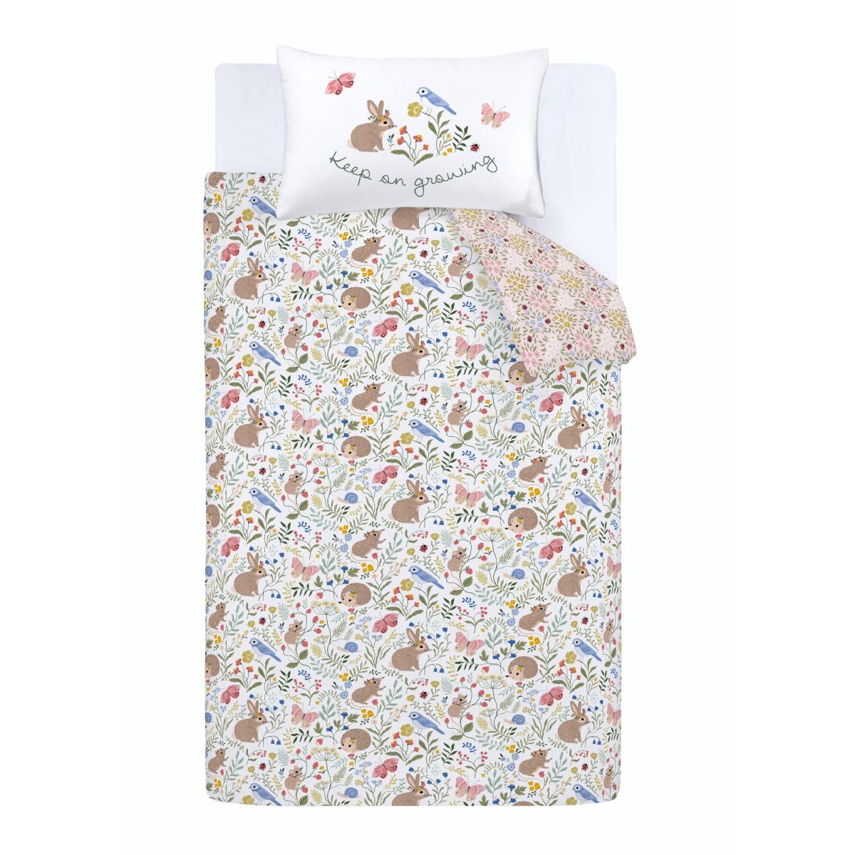 RHS Garden Animals Duvet Cover Set - Single In Multi – image 3