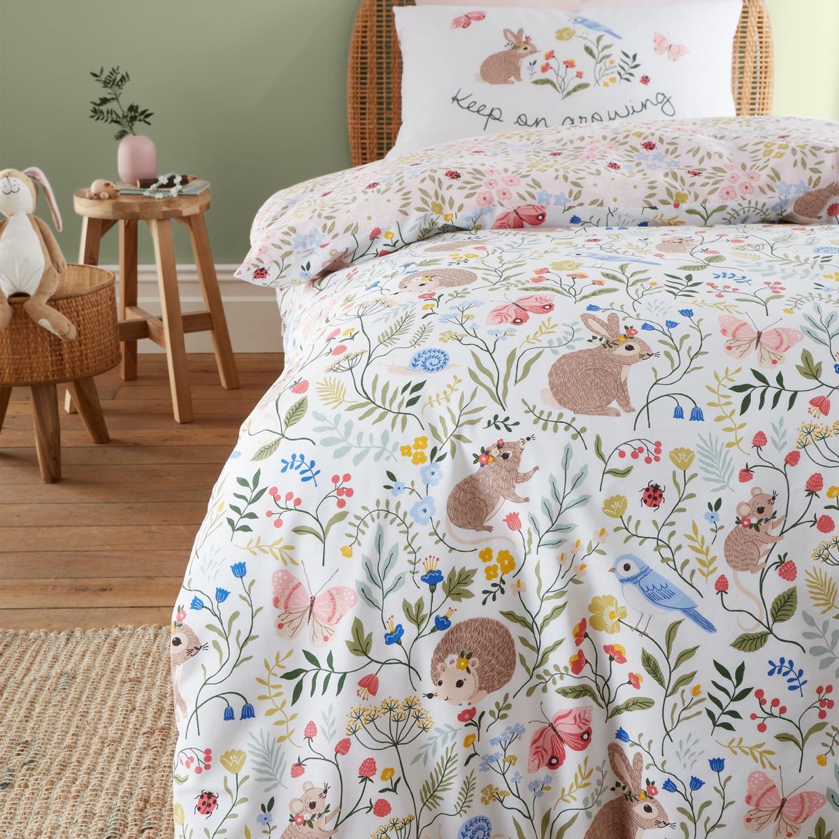 RHS Garden Animals Duvet Cover Set - Single In Multi – image 4
