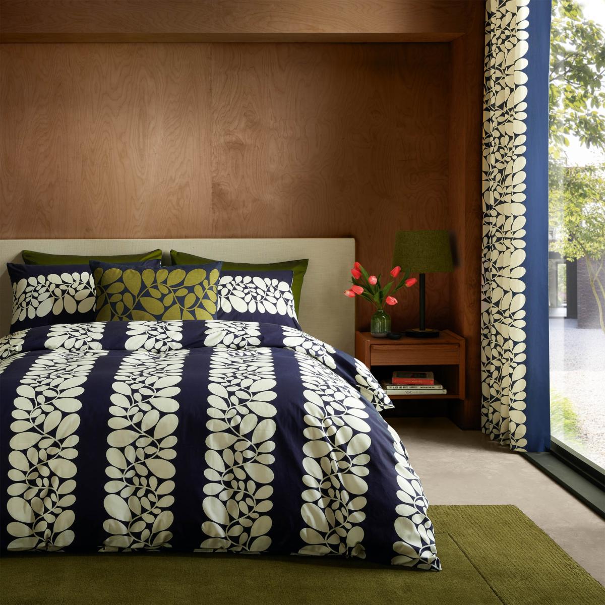 Orla Kiely Sycamore Stripe Duvet Cover Set - Single In Blue – image 1