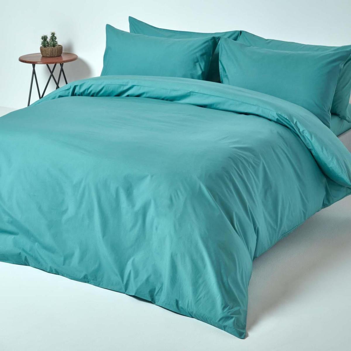 Egyptian Cotton Duvet Cover with Pillowcase - Red / Single – image 34