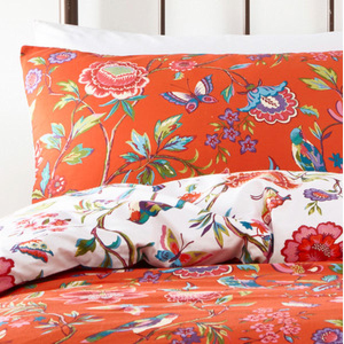 Tropical Floral Duvet Cover Set - Green / Single – image 3