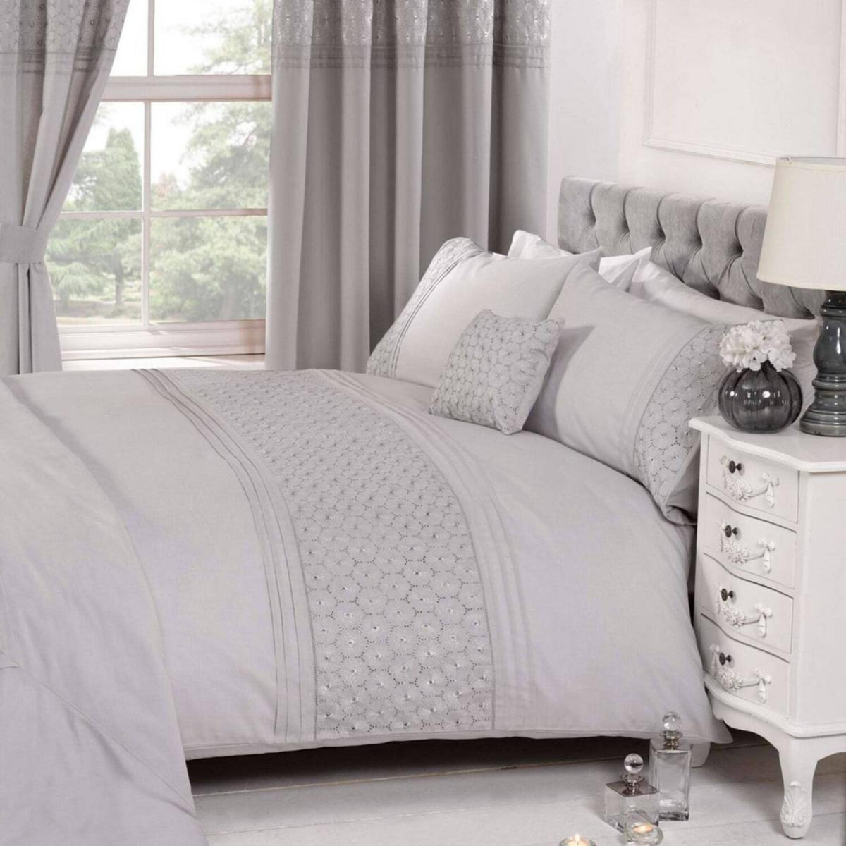Everdean Floral Duvet Cover Set - AG1129 - Pink / Single – image 2