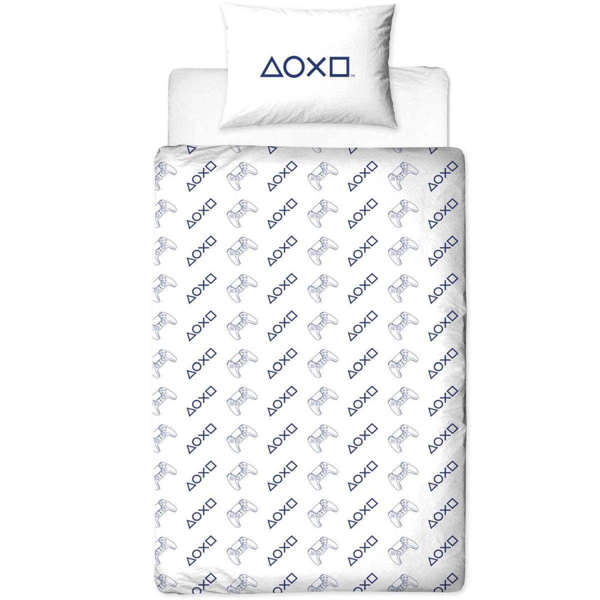 Playstation Player One Duvet Cover with Pillowcase Bedding Quilt Set - Blue / Single – image 2