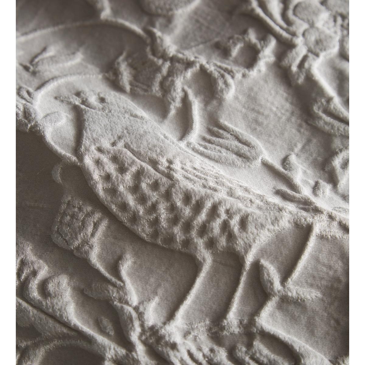 Oak Tree Duvet Cover and Pillowcase Set - Pale Stone / Single – image 2