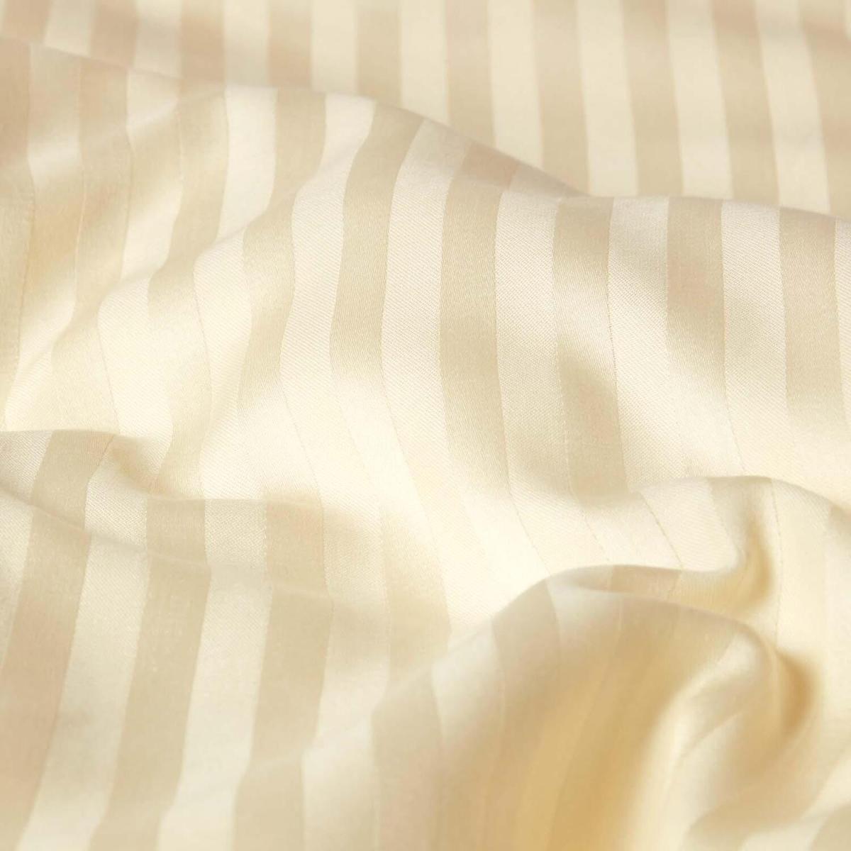 Satin Stripe Egyptian Cotton Duvet Cover with Pillowcase - Pink / Single – image 12