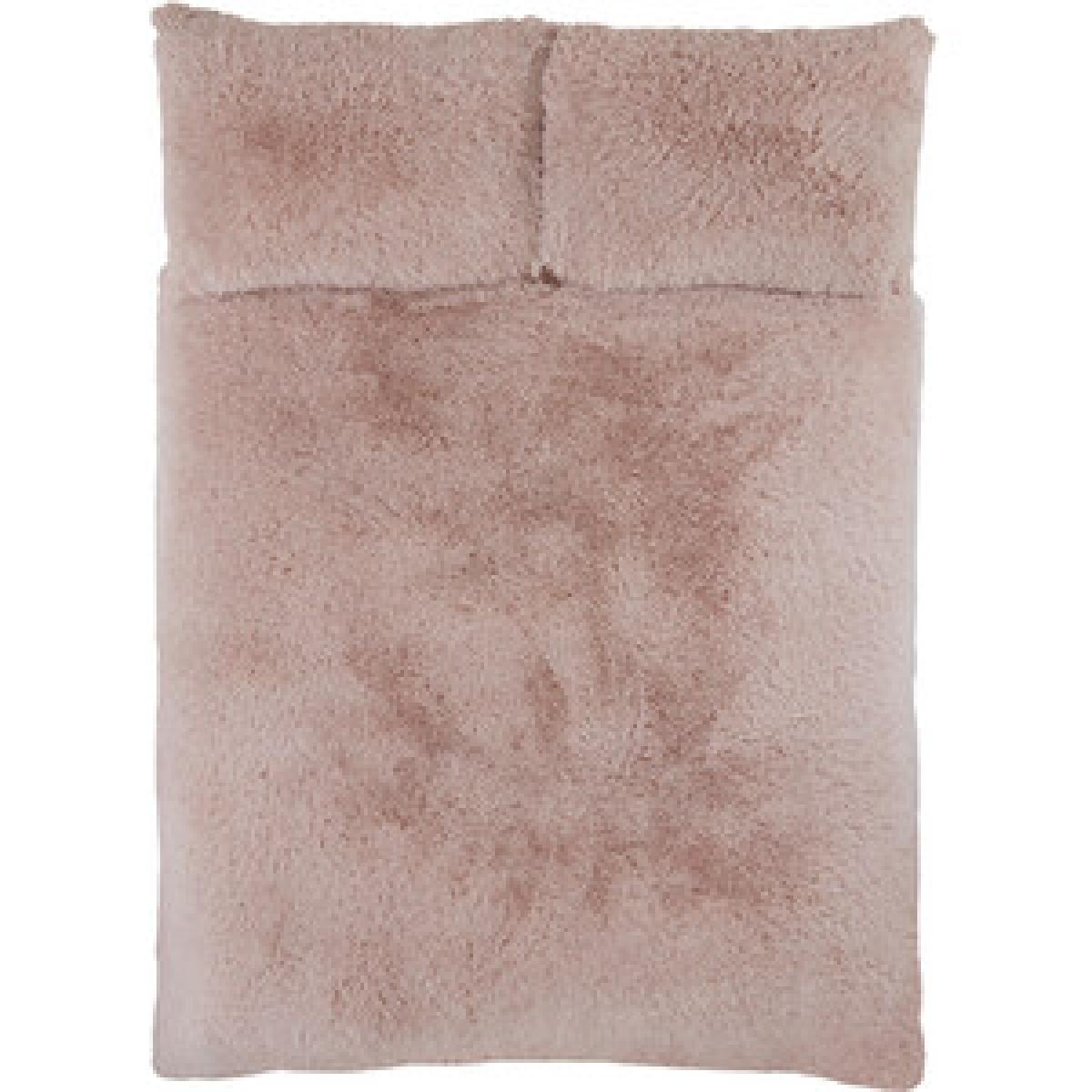 Shaggy Faux Fur Duvet Cover and Pillowcase Set - Charcoal / Single – image 10