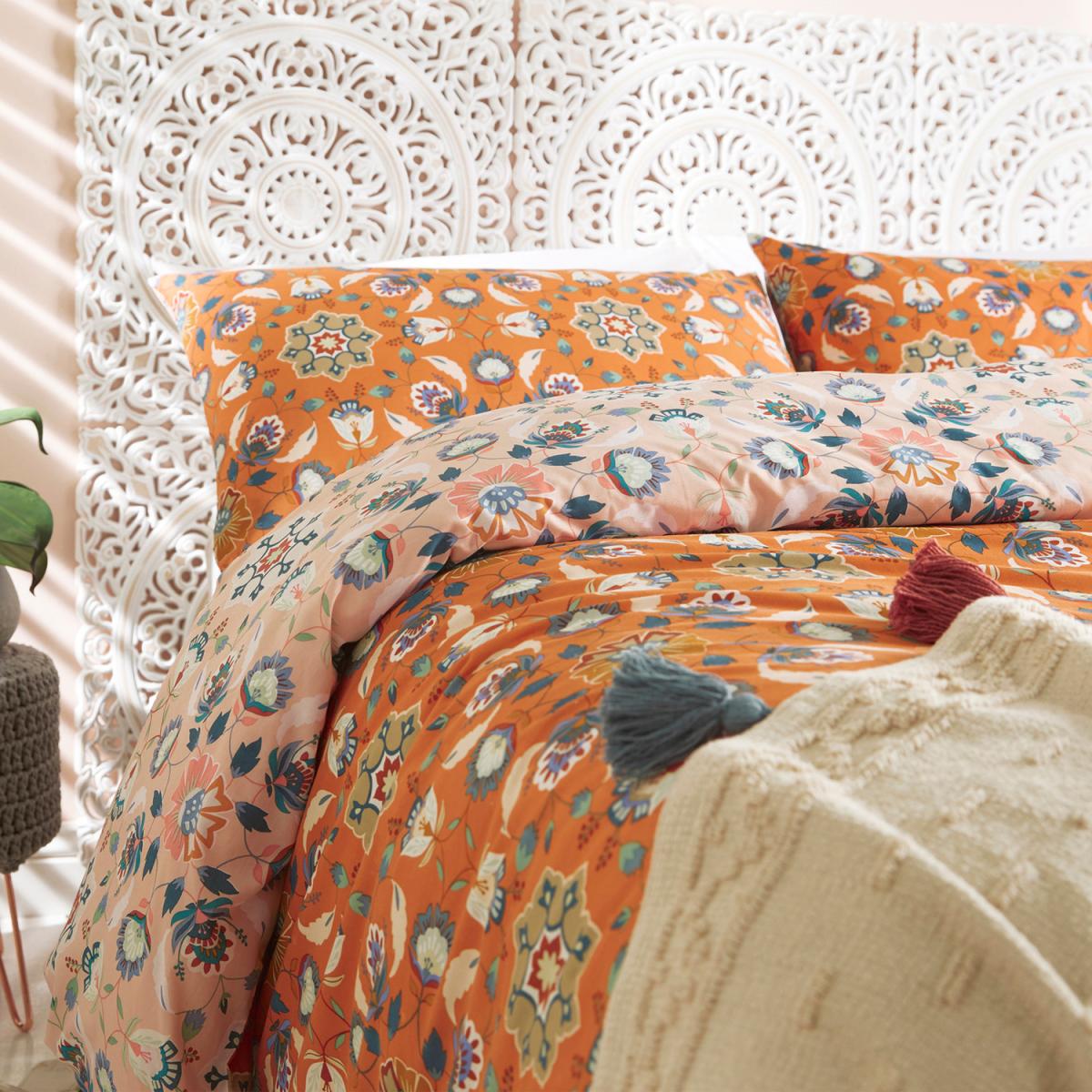 Folk Art Floral Duvet Cover Set - Single – image 3