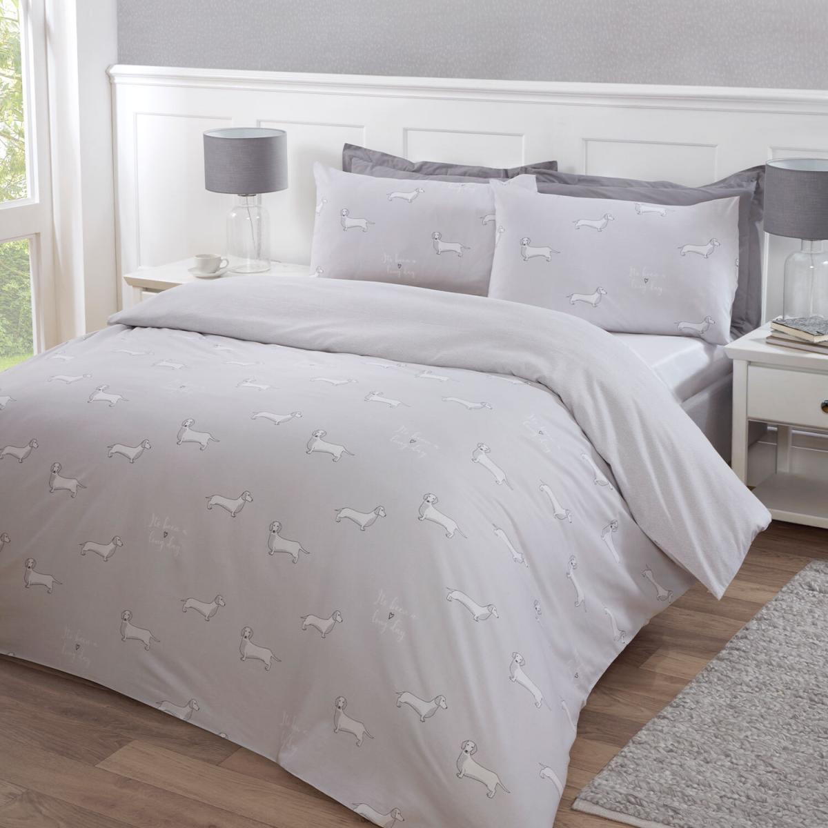 Dudley The Doxie Duvet and Pillowcase Set - Single – image 1