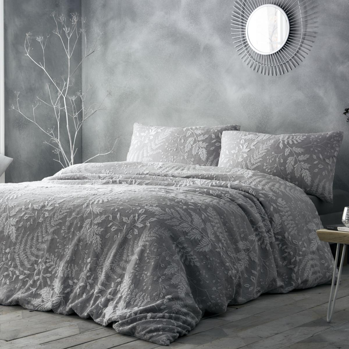 Palazzo Duvet Cover and Pillowcase Set - Grey / Single – image 2